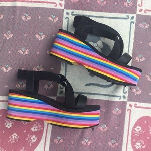 Rocket Dog Lil Rainbow Platform Sandal